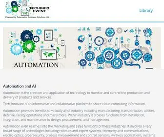 Techinfoevent.com(Industrial automation) Screenshot