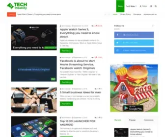 Techinsanity.com(Tech Insanity) Screenshot