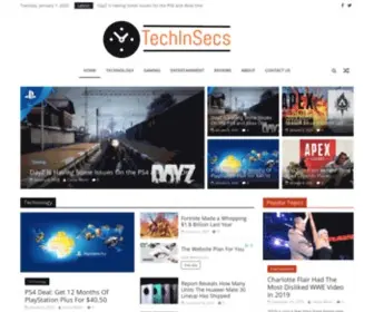 Techinsecs.com(Tech, Gaming, Reviews and Much More) Screenshot