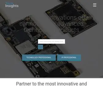 Techinsights.com(The authoritative information platform for the semiconductor industry. Learn why TechInsights) Screenshot