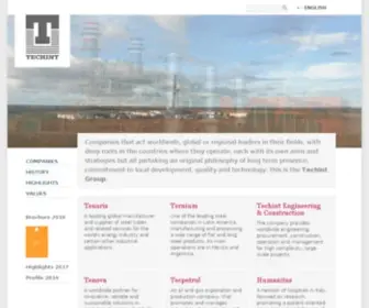 Techintgroup.com(The Techint Group) Screenshot