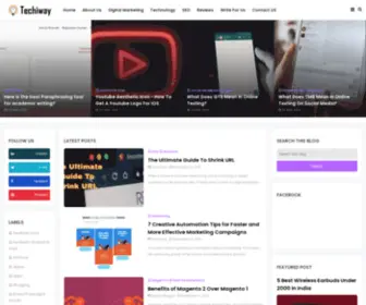 Techiway.com(Digital Marketing and Technology Blog) Screenshot