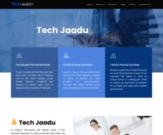 TechJaadu.com(A genuine platform for email support for the users) Screenshot