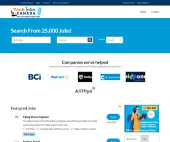 TechJobscanada.ca(Tech Jobs) Screenshot