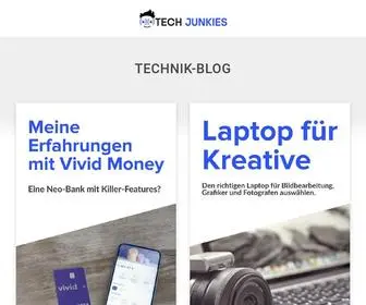 TechJunkies.blog(Tech Junkies) Screenshot