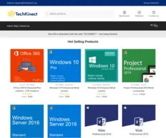 Techkinect.org(Genuine Retail Licenses at Lowest Prices) Screenshot