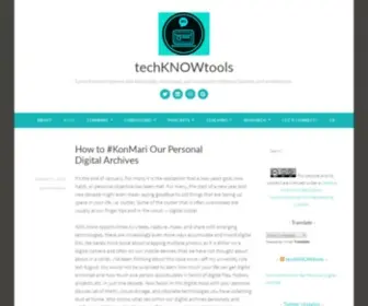 Techknowtools.com(Laura Pasquini explores how knowledge) Screenshot