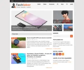 Techlabor.hu(Tech hírek és kütyü tesztek) Screenshot