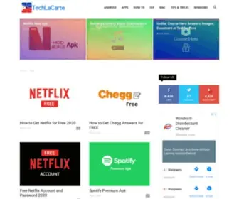 Techlacarte.com(Life hacks) Screenshot