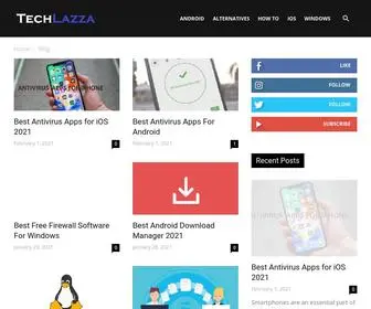 Techlazza.com(Social Media) Screenshot