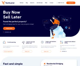 Techlend.com.au(Bridging Loan & Short Term Property Loan) Screenshot