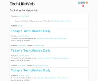 Techlifeweb.com(Exploring the digital life) Screenshot