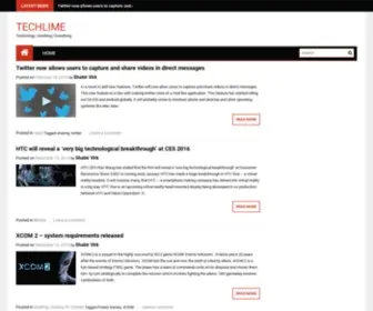 Techlime.com(Technology News) Screenshot