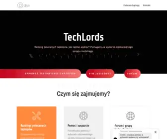 Techlords.pl(Rankingi najlepszych laptopów) Screenshot