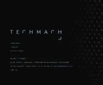 Techmach.co.za(Techmach) Screenshot