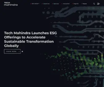 Techmahindra.com(Tech Mahindra) Screenshot