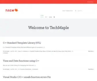 Techmaple.com(Technical Stuff) Screenshot