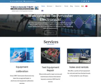 Techmaster.us(Test Equipment Solutions) Screenshot