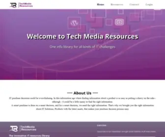 Techmediaresources.com(We are a new) Screenshot