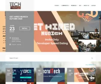 Techmeetups.com(Global Tech Community) Screenshot
