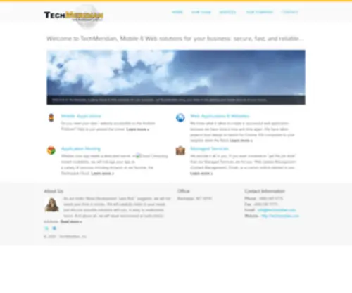 Techmeridian.com(TechMeridian, Inc) Screenshot