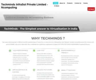 Techminds.co.in(Techminds InfraSol Private Limited) Screenshot