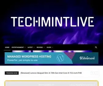 Techmintlive.com(Home) Screenshot