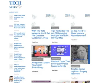 Techmulex.com(Tech, Marketing, Business, Health and Travel Blog) Screenshot