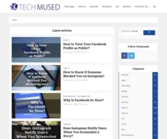 Techmused.com(TechMused) Screenshot