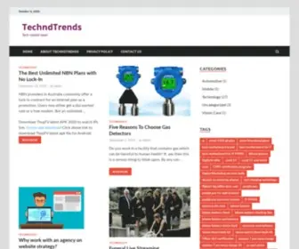 Techndtrends.com(News Related to Upcoming Technology & Trends) Screenshot