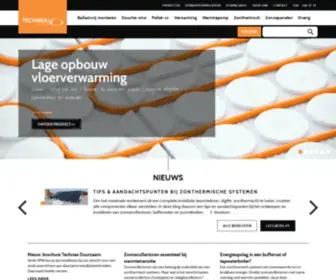 Technea.nl(Met ruim 20 jaar ervaring helpt technea de bouwkolom bij het verduurzamen van woningen) Screenshot