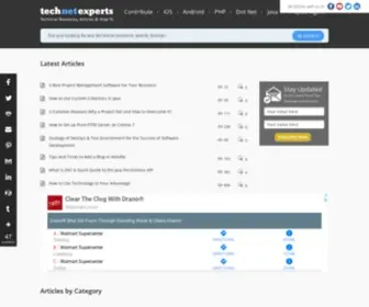 Technetexperts.com(Technical Resources) Screenshot