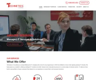 Technetics.com.au(Managed IT Services) Screenshot