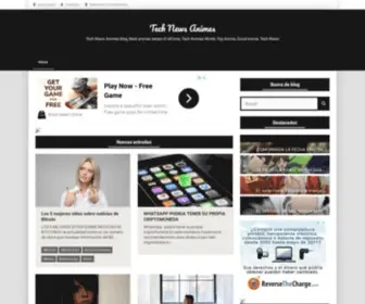 Technewsanimes.us(Get news of what) Screenshot