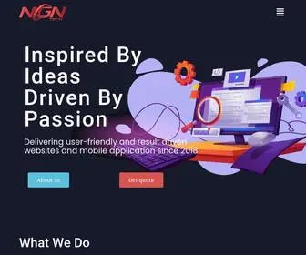 Techngn.com(Professional Website Design Company) Screenshot