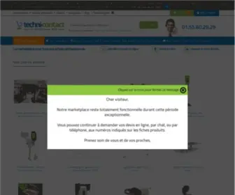 Techni-Contact.com(La Marketplace B2B Techni) Screenshot