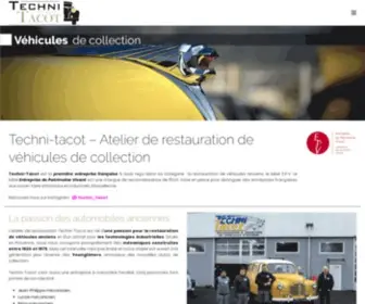 Techni-Tacot.com(Restauration de voitures anciennes) Screenshot