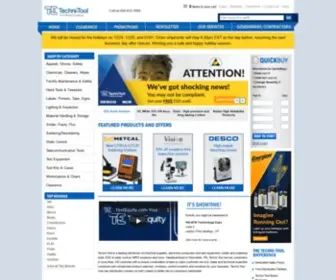 Techni-Tool.com(Test-equipment distributor) Screenshot