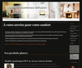 Technic-Cheminees.com(Technic) Screenshot