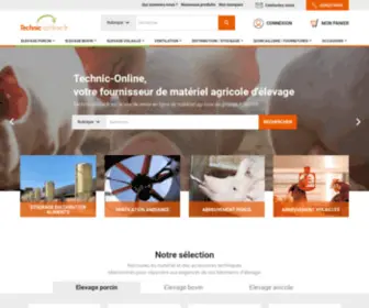 Technic-Online.fr(Vente matériel élevage et accessoires agricoles) Screenshot