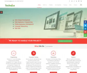 Technica.com.ng(Website Design) Screenshot