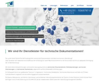 Technical-Concept.de(Technische Dokumentation Dienstleister: Betriebshandbuch Technische Übersetzung Risikobeurteilung Gefahrenanalyse Technische Illustration) Screenshot