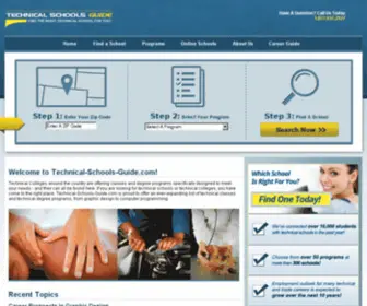 Technical-Schools-Guide.com(Technical Schools and Technical Colleges Search) Screenshot