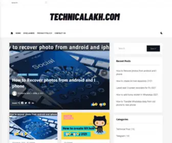 Technicalakh.com(Technical AKH) Screenshot