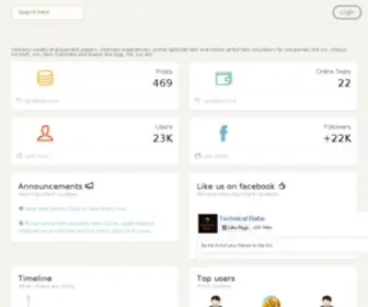 Technicalbaba.com(Placement papers) Screenshot