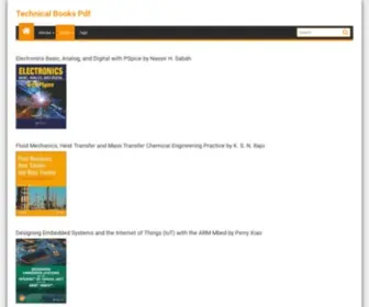 Technicalbookspdf.com(Technical Books Pdf) Screenshot