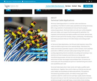 Technicalcable.com(Custom Cable Manufacturers) Screenshot