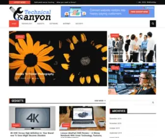 Technicalcanyon.com(Tech Blog) Screenshot