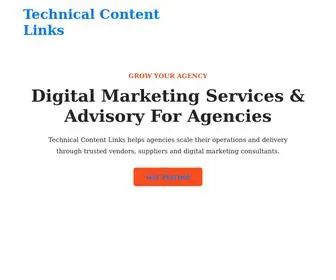 Technicalcontentlinks.com(Digital Marketing Services) Screenshot