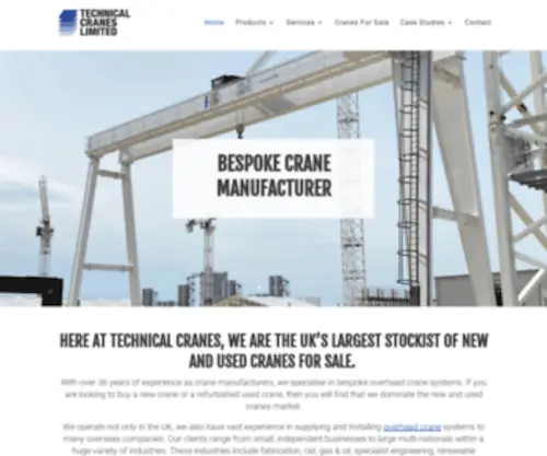 Technicalcranes.co.uk(Bot Verification) Screenshot